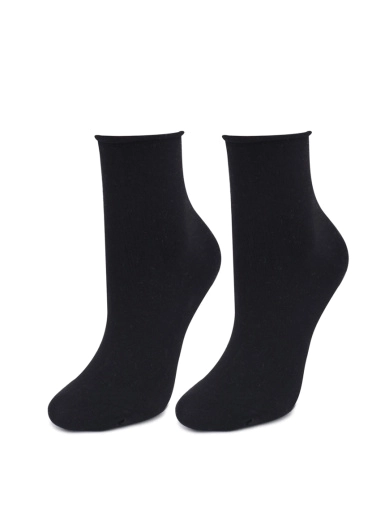 Чоловічі шкарпетки високі Marilyn бавовняні чорні чорні (SOCKS MEN NO STRESS) фото 1