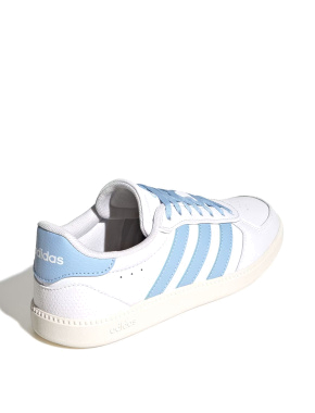 Жіночі кеди Adidas Breaknet Sleek з екошкіри білі - фото 4 - Miraton
