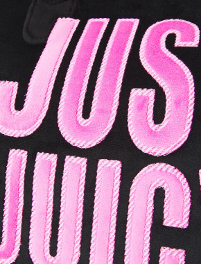Жіноча сумка тоут Juicy Couture тканинна чорна - фото 6 - Miraton
