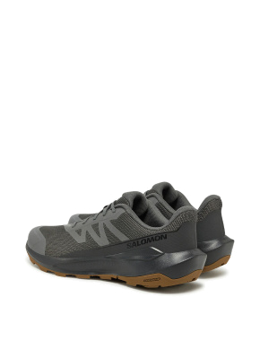 Мужские кроссовки Salomon Elixir Tour тканевые черные - фото 3 - Miraton