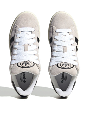 Женские кеды Adidas Campus замшевые черные - фото 3 - Miraton