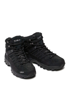 Чоловічі черевики CMP RIGEL MID WMN TREKKING SHOE WP замшеві чорні з підкладкою з текстилю - фото 4 - Miraton