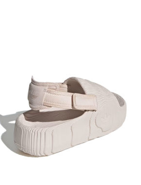Жіночі сандалі Adidas Adilette 22 XLG гумові бежеві - фото 4 - Miraton
