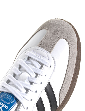 Женские кеды Adidas Samba кожаные разноцветные - фото 6 - Miraton