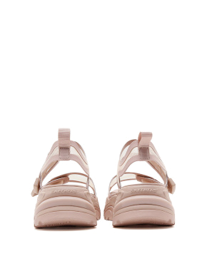 Жіночі сандалі Skechers Stamina V2 тканинні рожеві - фото 4 - Miraton