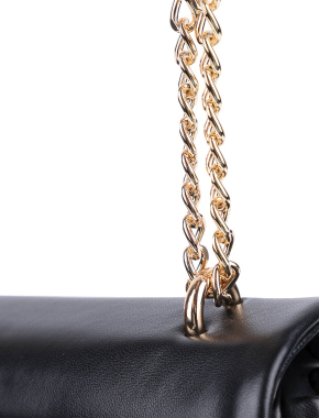 Женская сумка через плечо Love Moschino из экокожи черная - фото 4 - Miraton