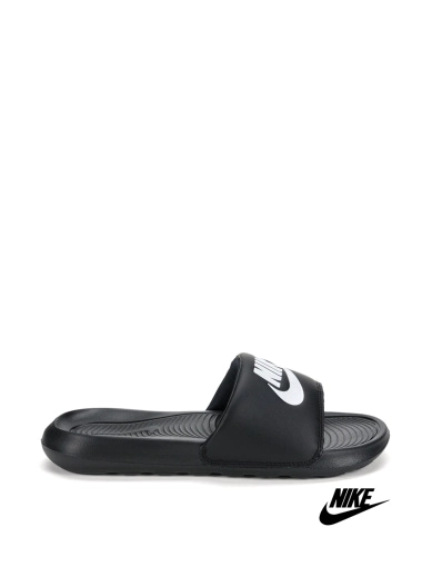 Жіночі шльопанці Nike VICTORI ONE гумові чорні фото 1