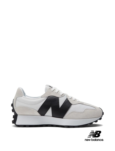 Чоловічі кросівки New Balance 327 замшеві сірі (MS327CWB) фото 1