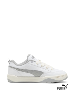 Жіночі кеди PUMA Park Lifestyle зі штучної шкіри білі - фото 1 - Miraton