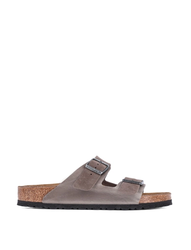 Чоловічі шльопанці BIRKENSTOCK Arizona замшеві коричневі фото 1