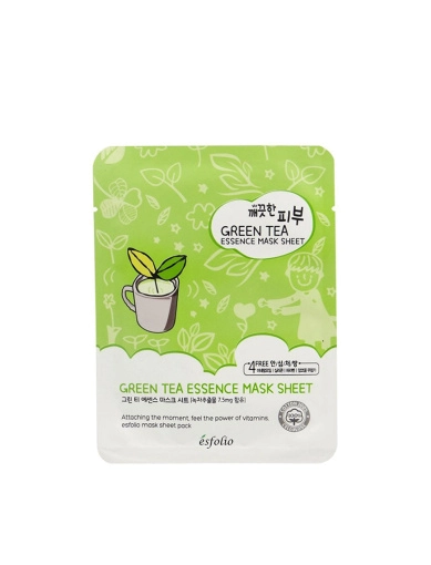 Маска тканевая для лица с зеленым чаем Pure Skin 25 мл фото 1