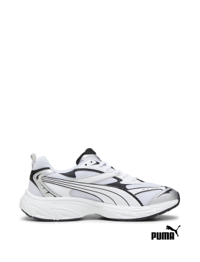 Жіночі кросівки PUMA Morphic Base зі штучної шкіри білі - фото 1 - Miraton