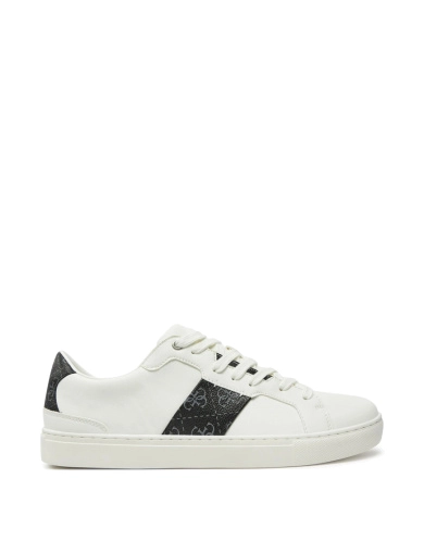 Чоловічі кеди Guess з екошкіри білі (FMTTOG ELL12) фото 1