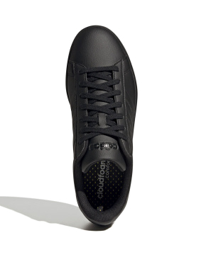 Чоловічі кеди Adidas Grand Court Cloudfoam Comfort з екошкіри чорні - фото 5 - Miraton