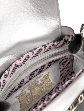 Жіноча сумка тоут Juicy Couture з екошкіри чорна - фото 4 - Miraton