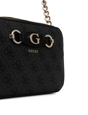 Женская сумка camera bag Guess из экокожи серая - фото 4 - Miraton
