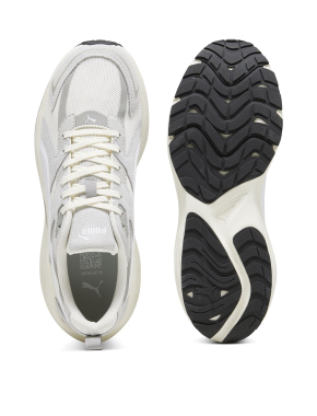 Мужские кроссовки PUMA Hypnotic LS Sneakers из искусственной кожи серые - фото 4 - Miraton