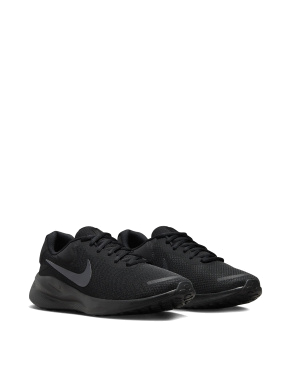 Мужские кроссовки Nike Revolution 7 тканевые черные - фото 1 - Miraton