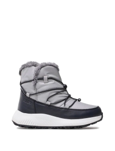 Жіночі черевики SHERATAN WMN SNOW BOOTS WP сірі з хутром - фото  - Miraton