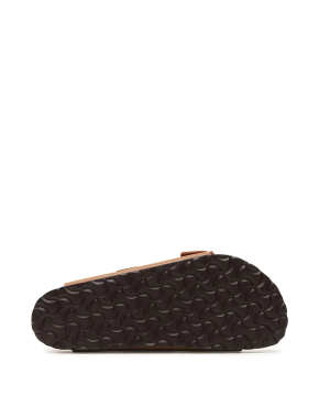 Женские шлепанцы BIRKENSTOCK Arizona Bs из экокожи оранжевые - фото 2 - Miraton