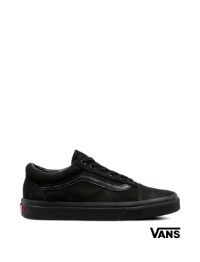Мужские кеды Vans Old Skool Classic тканевые черные - фото 1 - Miraton