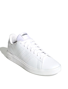 Мужские кеды Adidas Advantage Base 2.0 из экокожи белые - фото 3 - Miraton