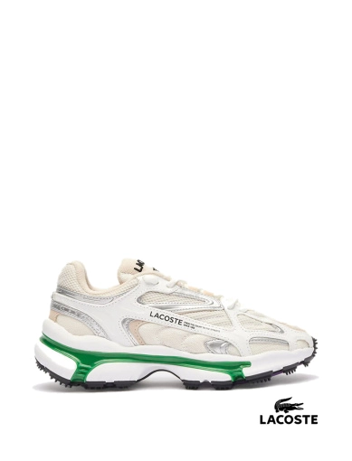 Женские кроссовки Lacoste L003 2K24 Sneakers кожаные белые фото 1