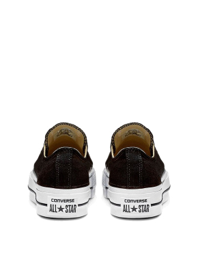 Жіночі кеди Converse Chuck Taylor All Star Lift Platform тканинні чорні - фото 5 - Miraton