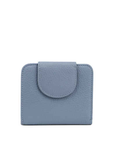 Жіночий гаманець MIRATON шкіряний блакитний фото 1