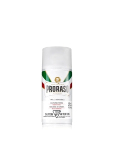 Піна для гоління Proraso White (New Version) для чутливої ​​шкіри 300 мл - фото  - Miraton