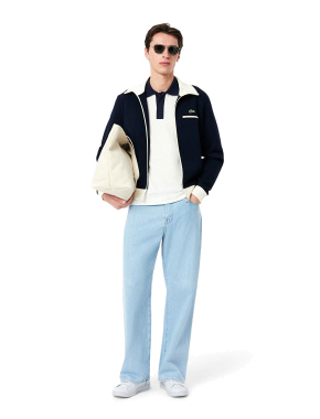 Мужские кеды Lacoste POWERCOURT 224 кожаные белые - фото 8 - Miraton