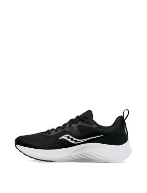 Чоловічі кросівки Saucony LANCER 3 тканинні чорні - фото 3 - Miraton