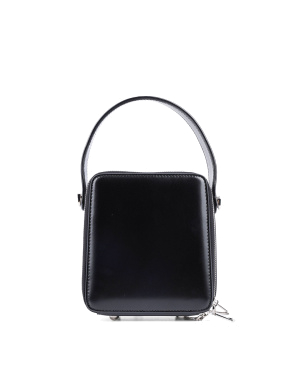 Жіноча сумка camera bag MIRATON шкіряна чорна - фото 4 - Miraton