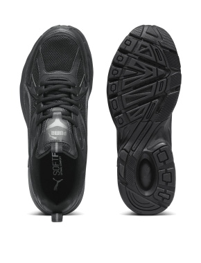 Мужские кроссовки PUMA Milenio Tech Sneakers из искусственной кожи черные - фото 4 - Miraton