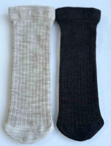 Жіночі високі шкарпетки Legs WOOL MERINO бежеві (2 пари) - фото  - Miraton