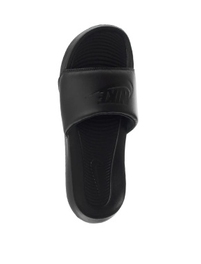 Мужские шлепанцы Nike VICTORI ONE резиновые черные - фото 3 - Miraton