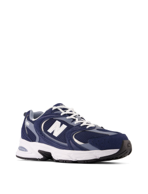 Мужские кроссовки New Balance 530 тканевые синие - фото 2 - Miraton