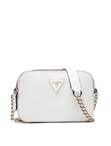 Женская белая сумка Guess с логотипом - фото  - Miraton