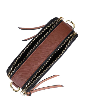 Жіноча сумка camera bag MIRATON з екошкіри бежева - фото 5 - Miraton
