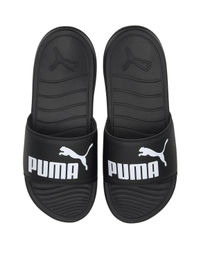 Мужские шлепанцы PUMA Popcat 20 резиновые черные - фото 3 - Miraton