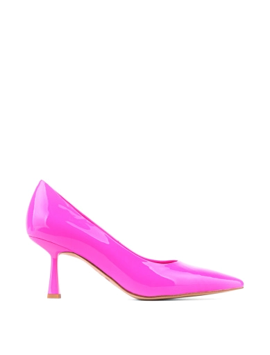 Женские туфли лодочки MIRATON лаковые розовые фото 1