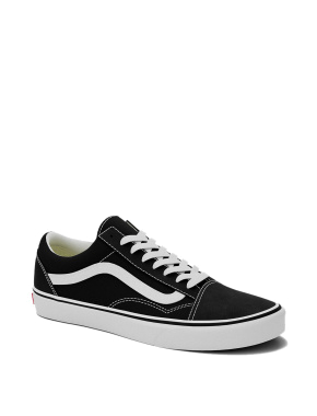 Жіночі кеди Vans Old Skool замшеві чорні - фото 2 - Miraton