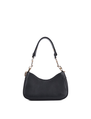 Жіноча сумка через плече Love Moschino з екошкіри чорна - фото 3 - Miraton