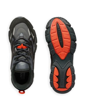 Чоловічі кросівки Lacoste L003 Neo Trainers чорні велюрові - фото 4 - Miraton