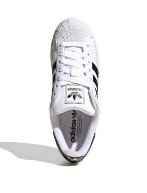 Мужские кеды Adidas Superstar кожаные белые - фото 4 - Miraton