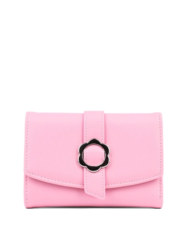 Жіночий гаманець MIRATON з екошкіри рожевий фото 1