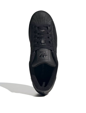 Жіночі кеди Adidas Superstar II шкіряні чорні - фото 5 - Miraton