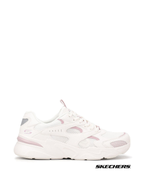 Жіночі кросівки Skechers Bobs Bamina тканинні молочного кольору - фото 1 - Miraton