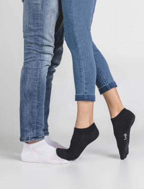 Чоловічі короткі шкарпетки Legs Socks Active Low білі - фото 1 - Miraton