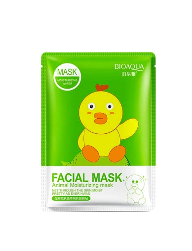 Маска с эссенцией коллагена и граната BIOAQUA Facial Animal Moisturizing Mask Duck фото 1